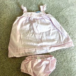 Lands end church dress. 0-3 m